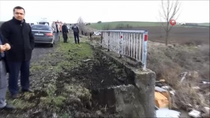 Yoldan çıkıp taklalar atan aracın sürücüsü yaralandı