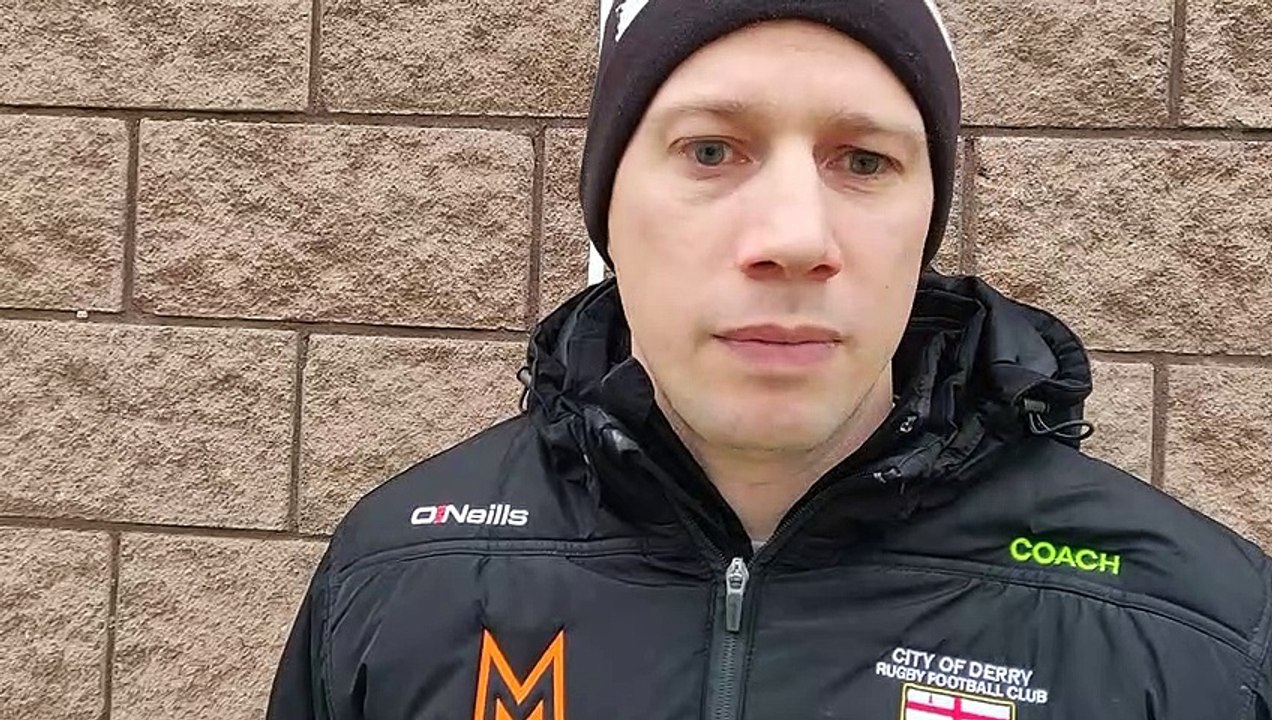 City of Derry Head Coach Richard McCarter gives his verdict on a huge win over Bruff