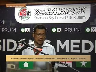 #MalaysiaMemilih: Pas DUN Chempaka janji tidak bangkitkan isu keluarga sepanjang kempen