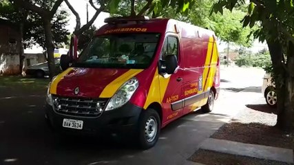 Siate atende vítima de queda no Bairro Santa Felicidade