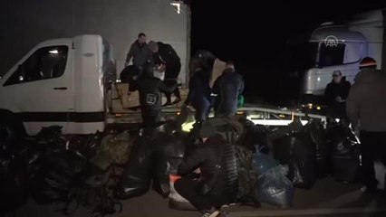 Rusya'nın Ukrayna'ya askeri müdahalesinin ardından Polonya'ya gelen siviller