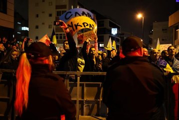 Rusya'nın Ukrayna saldırısı Budapeşte'de protesto edildi