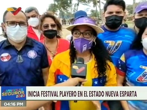 Nva. Esparta | Inicia Festival Playero en el marco de los Carnavales Seguros 2022