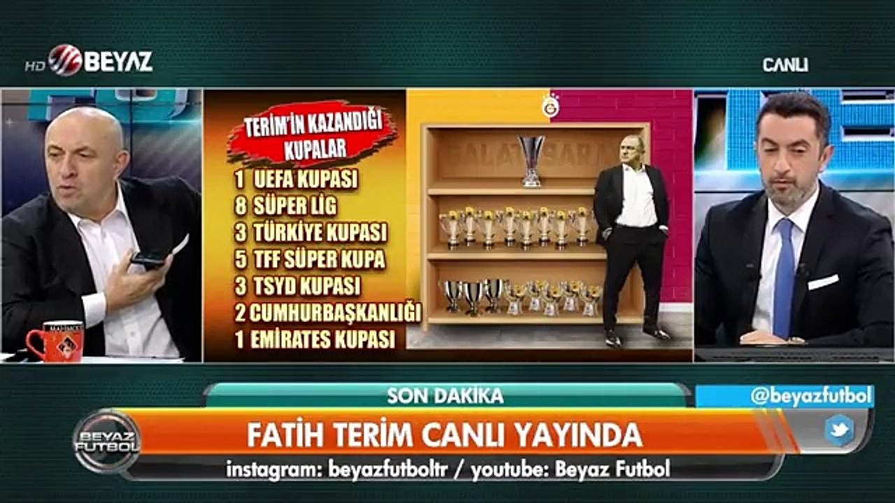 Fatih Terim: "Kupa sayısını ben de unuttum"