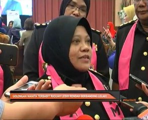 Golongan wanita terbabit rasuah lebih rendah berbanding lelaki