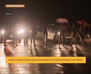 20 maut dalam cubaan melepaskan banduan di penjara Brazil