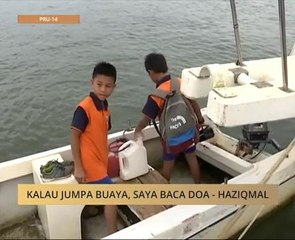 Kalau jumpa buaya, saya baca doa - Haziqmal