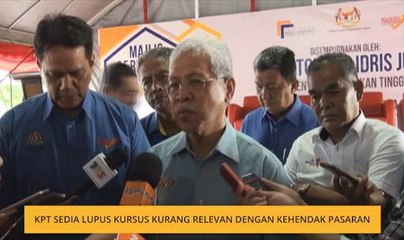 KPT sedia lupus kursus kurang relevan dengan kehendak pasaran