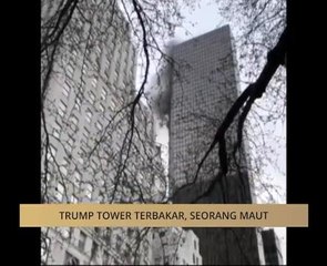 Trump tower terbakar, seorang maut