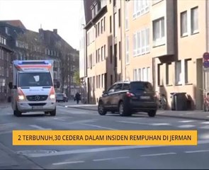 Dua maut, 30 cedera dirempuh van di Jerman
