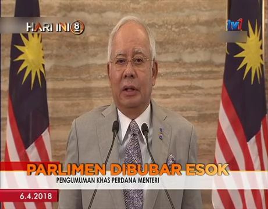 Fokus Hari Ini 8 Malam: Parlimen dibubar esok