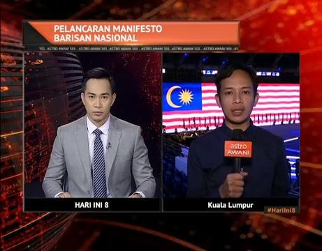 Menjelang pelancaran Manifesto Barisan Nasional