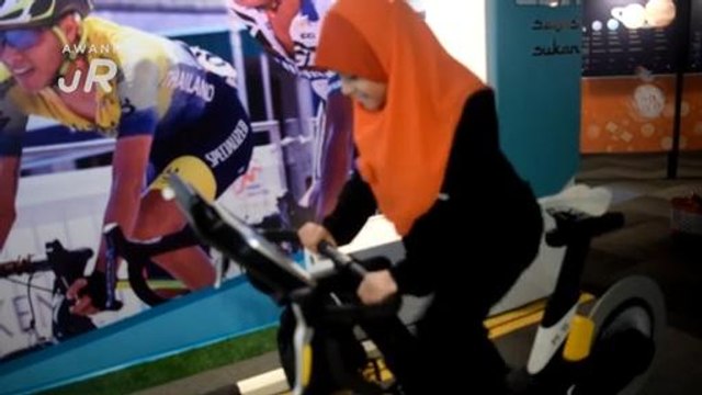 #AWANIJr: Sains sukan dengan berbasikal