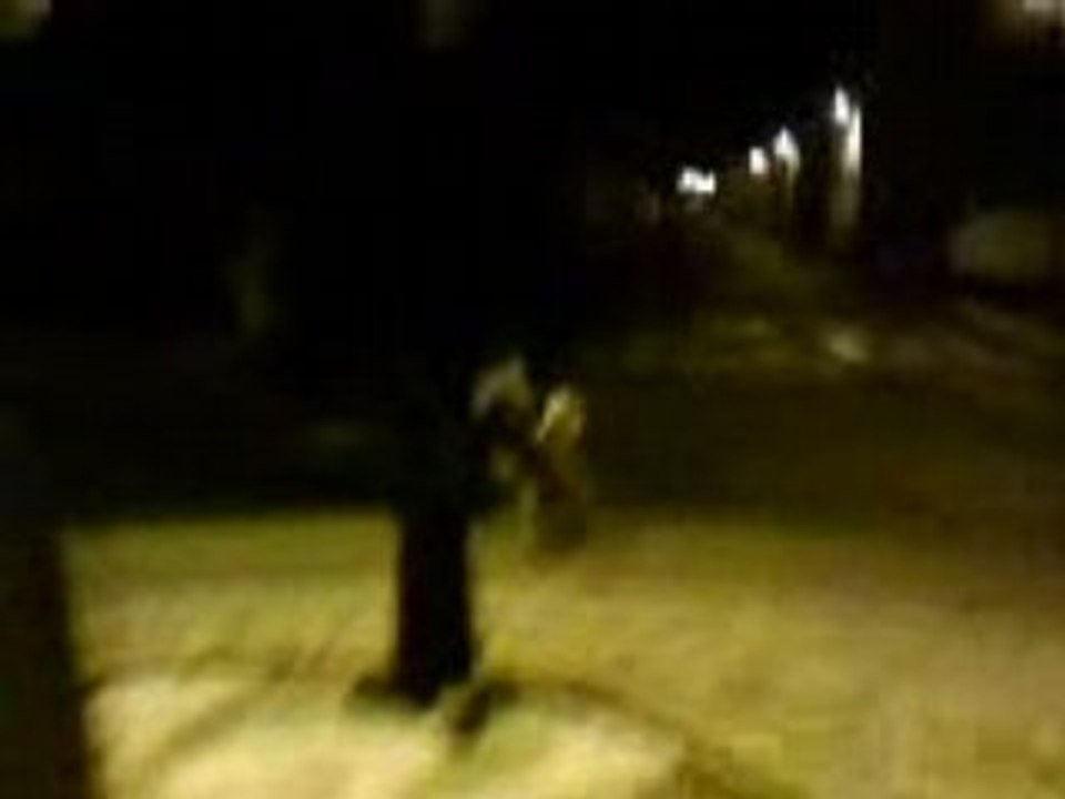 Lucie sur le rond point