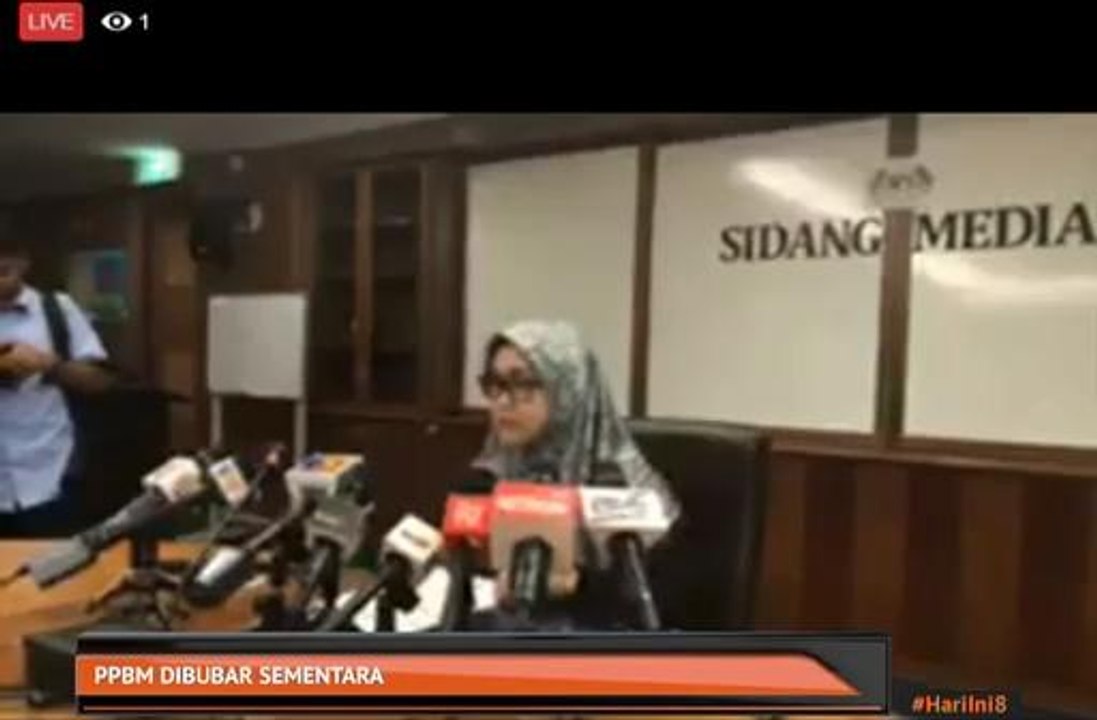 PPBM dibubar sementara