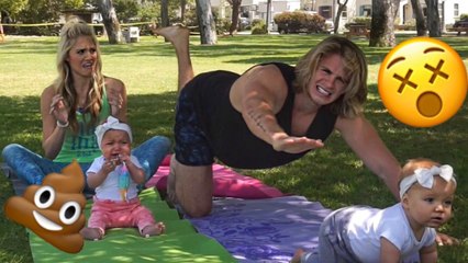 BABY TWINS YOGA CHALLENGE!!