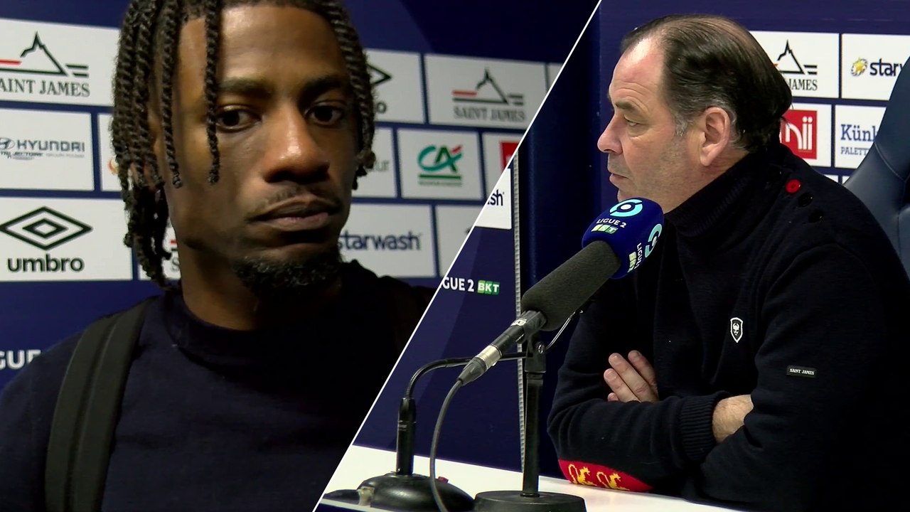 J26 Ligue 2 BKT : les réactions de S.Moulin et N.Da Costa après SMCaen 2-1 SC Bastia