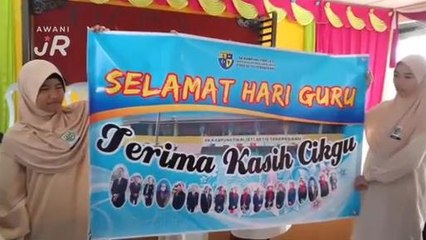 #AWANIJr: Gerakan penghargaan "terima kasih cikgu"
