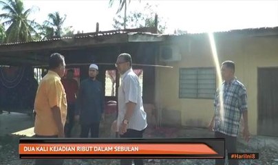 Dua kali kejadian ribut dalam sebulan