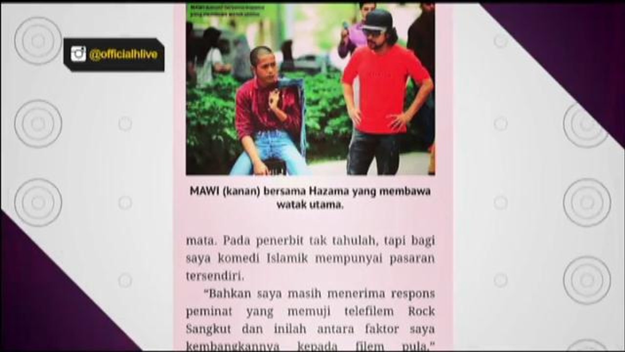 Hazama sanggup botak demi Mawi