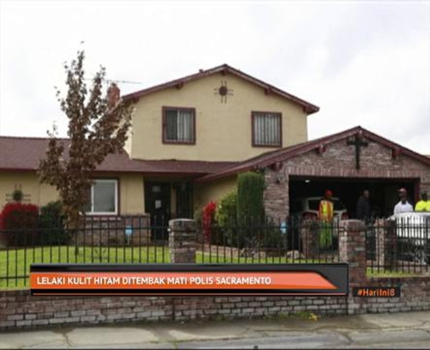 Lelaki kulit hitam ditembak mati polis Sacramento