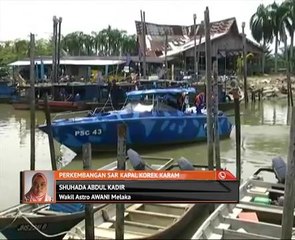 Perkembangan SAR kapal korek karam
