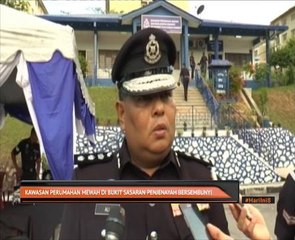 Kawasan perumahan mewah di bukit sasaran penjenayah bersembunyi