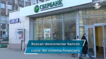 EU, Canadá y aliados de Europa acuerdan desconectar algunos bancos rusos del sistema SWIFT