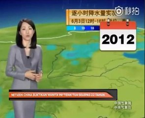 Netizen China buktikan wanita ini tidak tua selepas 22 tahun