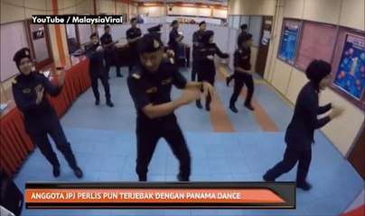 Anggota JPJ Perlis pun terjebak dengan Panama Dance