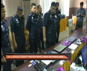 Polis bongkar sindikit penipuan parcel, tahan lima warga asing