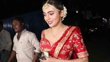Tejasswi Prakash Naagin 6 के सेट पर दुल्हन लुक में दिखी खूबसूरत; Watch video | FilmiBeat