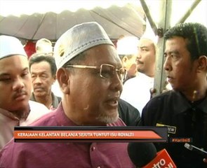 Kerajaan Kelantan belanja sejuta tuntut isu royalti