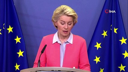 Avrupa Komisyonu Başkanı von der Leyen: 'Rusya merkez bankasının varlıklarını felç edeceğiz'
