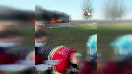 Rus askerleri Ukrayna’da hasta taşıyan bir ambulansı vurdu