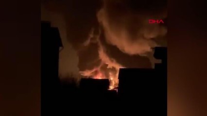 Rusya, Kiev bölgesinde petrol terminalini hedef aldı