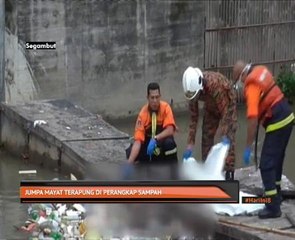 Jumpa mayat terapung di perangkap sampah