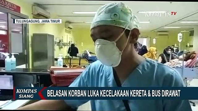 5 Orang Tewas dalam Kecelakaan Bus Harapan Jaya & Kereta Api Dhoho, Penumpang Bus Masih Diverifikasi