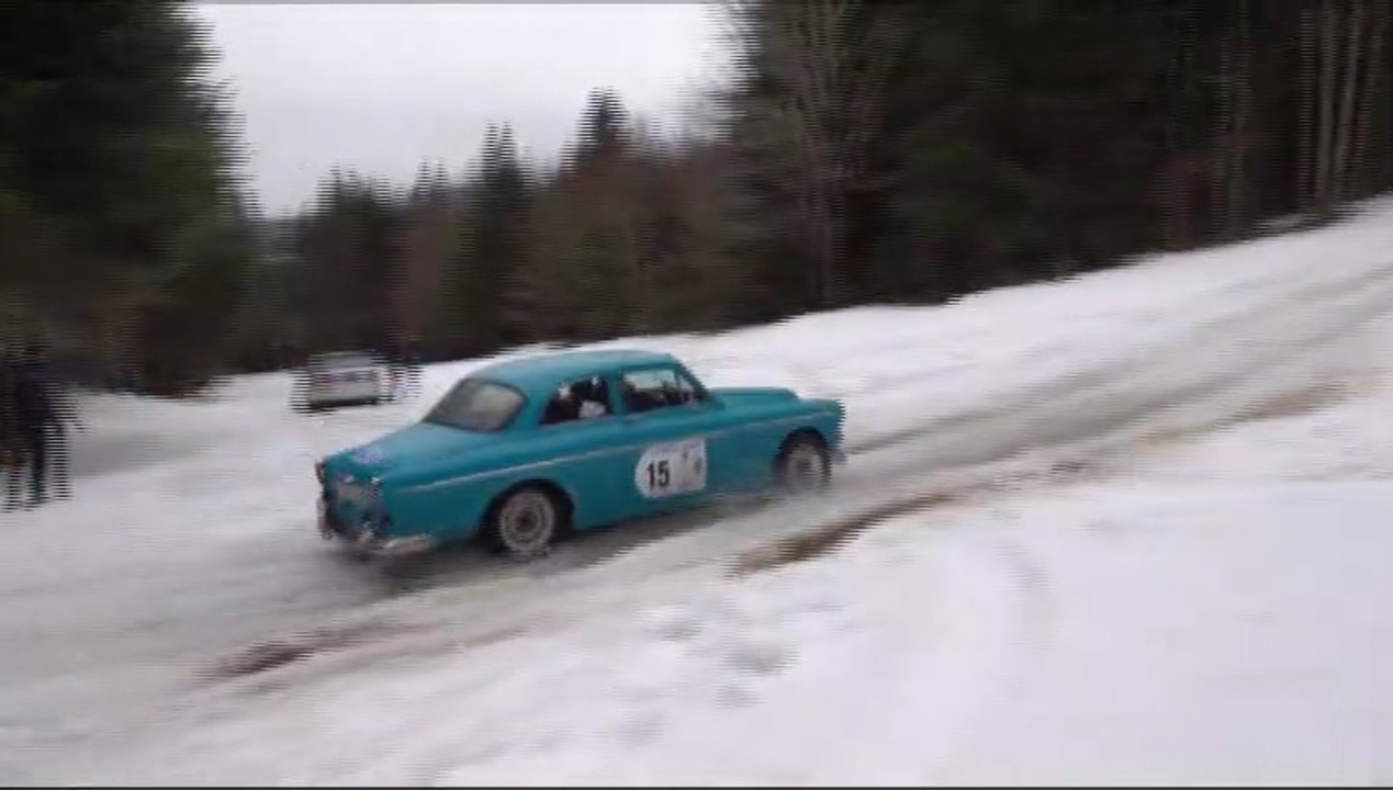 VOLVO - BMW 2002  - rallye neige et glace - vidéo lulu du jura