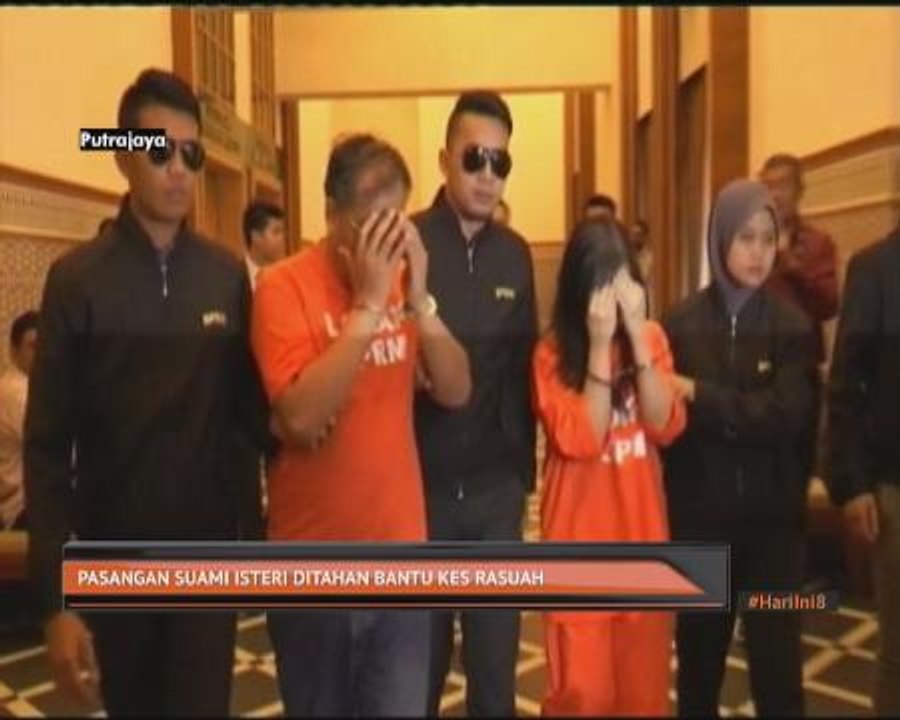 Pasangan suami isteri ditahan bantu kes rasuah