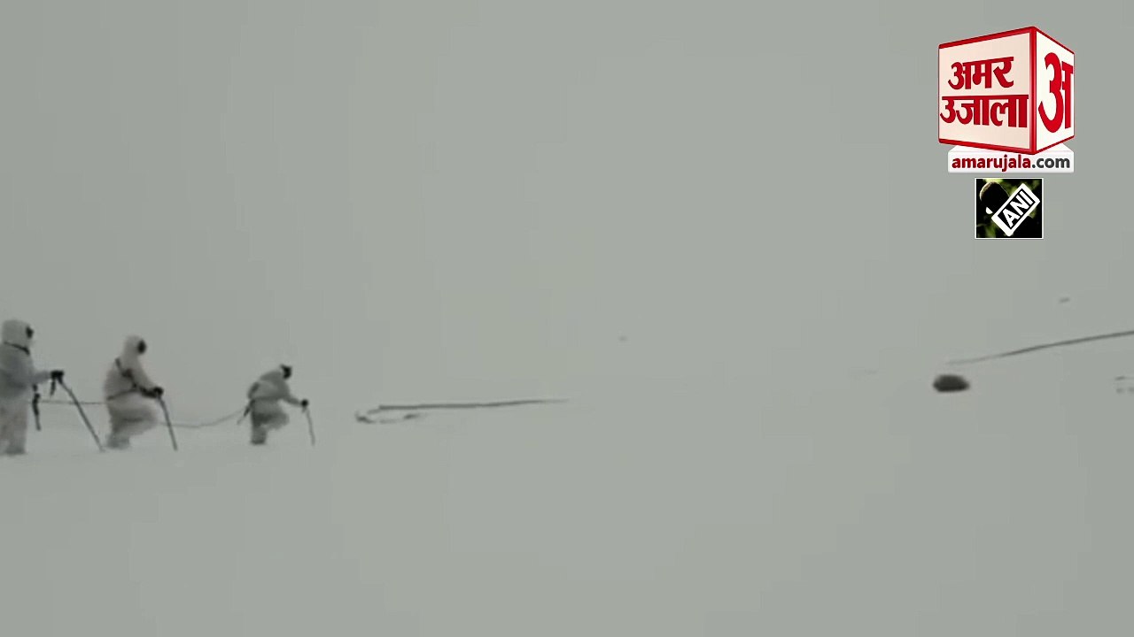 माइनस 20 डिग्री तापमान पर आईटीबीपी के जवान कर रहे देश की रक्षा | ITBP Patrolling In Snowfall
