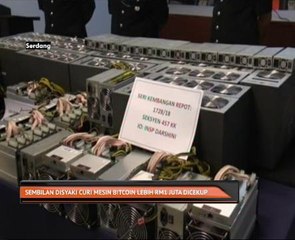 Sembilan disyaki curi mesin bitcoin lebih RM1 juta dicekup