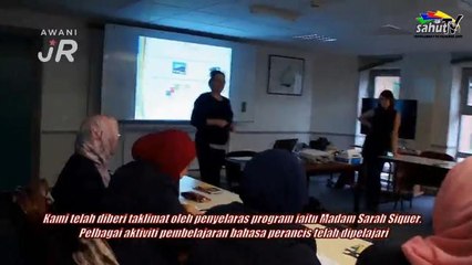 #AWANIJr: Travelogy To Brest, France kemenjadian murid multiple language skills