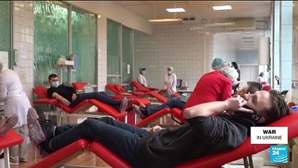 Ukraine: Massive blood donations as fighting continues