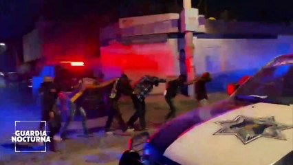 Al menos 20 personas fueron detenidas tras una riña en una fiesta de la colonia El Sauz