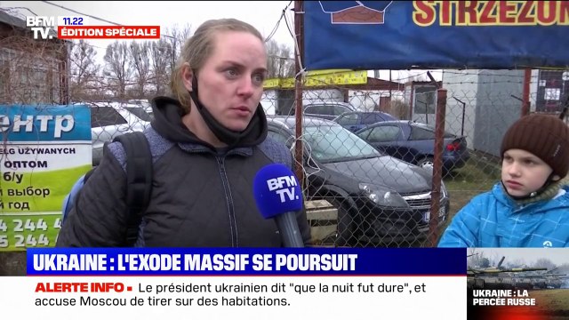 Guerre en Ukraine: Toute ma vie est là-bas c'est très dur , le témoignage d'une réfugiée ukrainienne en Pologne