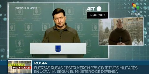 Rusia y Ucrania precisan lugar de negociaciones ante conflicto armado