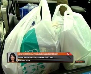 Kempen bebas plastik gagal, mana duit 20 sen?