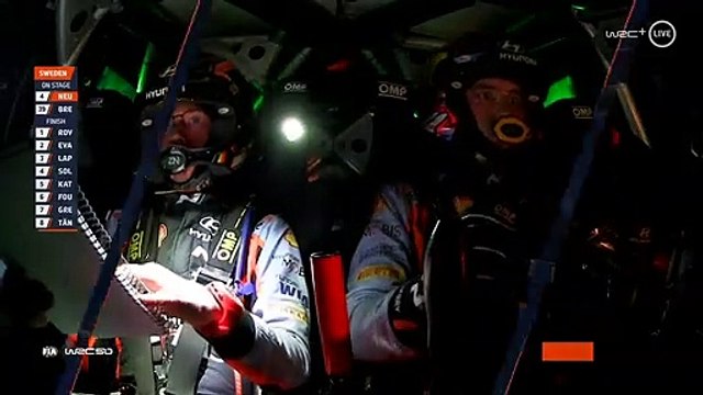WRC 2022 Sweden SS14 Neuville Onboard Night Crazy 193 KM/H