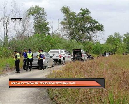 Berbalas tembakan: Penjenayah ditembak mati